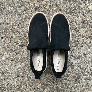 Tom’s Women’s booties Paxton Black Suede 7.5